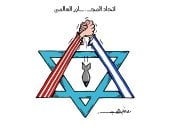 أمريكا تدعم إسرائيل بلا حدود فى كاريكاتير اليوم السابع