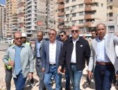 وزير الإسكان يتفقد مشروع توسعة كورنيش الإسكندرية