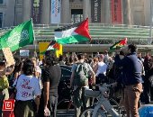 مظاهرات حاشدة فى شوارع مانهاتن بنيويورك تضامنا مع غزة