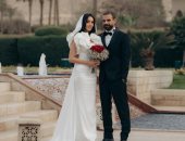 أمير طعيمة ينشر صورًا من حفل زفافه على الممثلة التونسية يسرا الجديدي