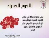 تحذيرات هامة من معهد التغذية حول تناول اللحوم الحمراء فى العيد.. تفاصيل