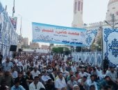 الآلاف يحتفلون بعيد الأضحى فى ميدان المديرية بمدينة بنى سويف.. فيديو وصور