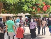 زحام في حديقة حيوان إسكندرية ثاني أيام العيد.. فيديو وصور