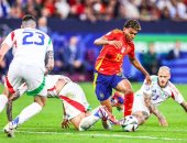 منتخب إسبانيا يفوز على إيطاليا بهدف ويتأهل لثمن نهائى يورو 2024.. فيديو