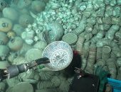 حطام سفينة من عهد أسرة مينج يكشف عن كنز من القطع الأثرية فى الصين