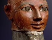 شاهد رأس تمثال حتشبسوت.. من روائع المتحف المصري