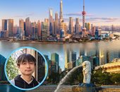 طالب يتنقل من شنجهاى إلى سنغافورة بالحافلة خلال 29 يومًا 