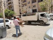 غلق محال مخالفة فى الطوابق وحدائق الأهرام استجابة لشكاوى المواطنين