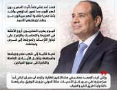 الرئيس السيسى: ثورة 30 يونيو تؤكد قوة المصريين وانتماءهم لوطنهم (إنفوجراف)