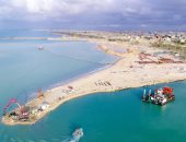 إنجازات على أرض الفيروز.. ميناء العريش مشروع عالمى على شاطئ البحر المتوسط