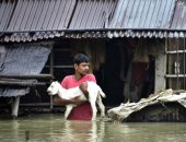 فيضانات وانهيارات أرضية.. أمطار غزيرة تهدد 4 ملايين شخص فى الهند