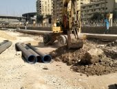 محافظ الجيزة يعلن بدء تنفيذ خط مياه لإنهاء مشكلة الانقطاعات بمنطقة الطوابق فيصل