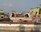 مصرع عامل وإصابة 21 فى انقلاب سيارة على طريق أبو سلطان بالإسماعيلية