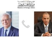 بدر عبد العاطى يتلقى اتصالا من الممثل الأعلى للشئون الخارجية للاتحاد الأوروبى