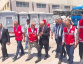 محافظ شمال سيناء يتفقد المخازن اللوجستية لمساعدات غزة فى مدينة العريش.. فيديو