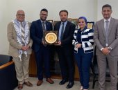 جامعة المنصورة تزور سفارة دولة فلسطين والمملكة الأردنية الهاشمية