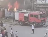 السيطرة على حريق محول كهرباء في بورسعيد