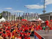 جماهير إسبانيا تحتشد فى ألمانيا قبل نهائى يورو 2024.. فيديو وصور