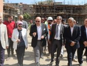 محافظ بني سويف يتفقد مشروع تطوير ورفع كفاءة مستشفى ناصر العام 