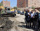 محافظ بنى سويف يتفقد أعمال تغطية ترعة بوش لتوسعة عدد من شوارع مدينة ناصر