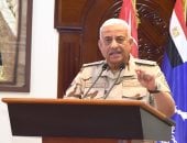 تفاصيل لقاء وزير الدفاع برجال القوات المسلحة بالمنطقة المركزية.. فيديو