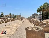 طريق الكباش .. سحر الحضارة الفرعونية بقلب الأقصر