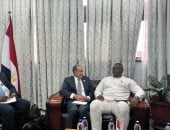 بدر عبد العاطى يلتقى وزير خارجية سيراليون تيموثى موسى كابا