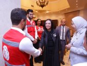 وزيرة التضامن تتفقد الهلال الأحمر المصري وتعلن تقديم 24 ألف طن مساعدات لغزة