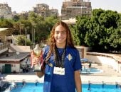 ملك توفيق أصغر لاعبة تمثل مصر في ألعاب الماء بأولمبياد باريس