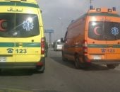 إصابة 5 أشخاص فى حادث انقلاب سيارة ببنها أمام منطقة المصنع الحربى