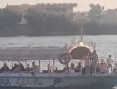 هربا من الحر.. فسحة أهالى كفر الشيخ فى نهر النيل بدسوق.. فيديو