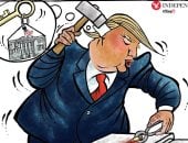إصابة ترامب برصاصة فى رأسه مفتاح البيت الأبيض فى كاريكاتير بريطانى