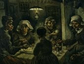 أكلة البطاطس لفان جوخ.. أول تحفة فنية للفنان الهولندى من عام 1885
