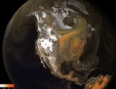 ناسا تلتقط صورا لثانى أكسيد الكربون وهو يتحرك فى السماء