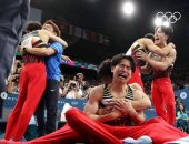 دموع من ذهب.. بكاء لاعبى اليابان للجمباز بعد فوزهم بالمركز الأول فى أولمبياد 2024
