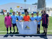 جامعة دمياط تتصدر مجموعة كرة القدم الخماسى بمهرجان العلمين.. صور