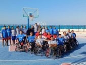 شاهد مباريات كرة سلة بين ذوي الاحتياجات الخاصة في مهرجان العلمين الجديدة