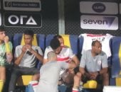 شاهد لحظة خروج مصطفى شلبى مصابا فى مباراة الزمالك وزد