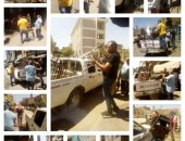 حملات مكثفة لرفع إشغالات المحال والمقاهى من الطريق العام بأحياء ومدن الجيزة.. صور