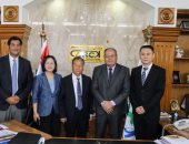 وفد صيني يزور مركز البحوث الزراعية لبحث التعاون المشترك