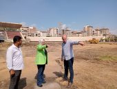 بدء أعمال تجديد وتطوير الملعب الرئيسى والتراك باستاد المنصورة الرياضى