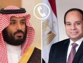 تفاصيل الاتصال بين الرئيس السيسي وولى العهد السعودي محمد بن سلمان.. فيديو