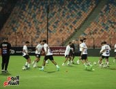 تدريبات بدنية فى المران الأخير لمنتخب مصر استعدادا لكاب فيردى.. صور