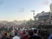 مصادر: حادث قطارى الزقازيق وقع بين رقم 336 المنصورة القاهرة و281 الزقازيق الإسماعيلية