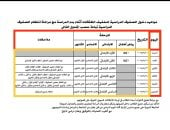 جدول مواعيد دخول المدارس فى أول أسبوع دراسة بالجيزة