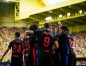 برشلونة يكتسح فياريال 5-1 ويواصل قبضته على صدارة الدورى الإسبانى.. فيديو