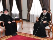 البابا تواضروس يستقبل الأسقف العام لكنائس ألماظة والنائب الباباوى لقبرص