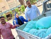 ضبط مواد وسلع تموينية قبل بيعها فى السوق السوداء بالجيزة