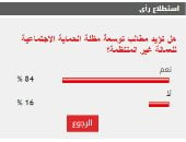 84 % من القراء يطالبون بتوسعة مظلة الحماية الاجتماعية للعمالة غير المنتظمة