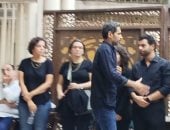 ضياء عبد الخالق وصدقى صخر ومحمد العدل فى عزاء شقيق مجدى أحمد على